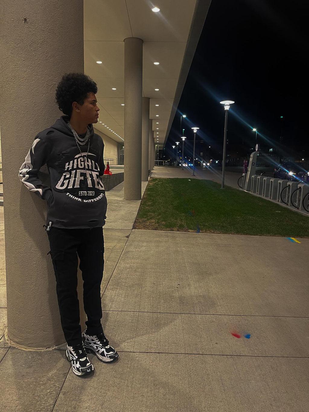 Highly Gifted Hoodie (Wolf Grey)