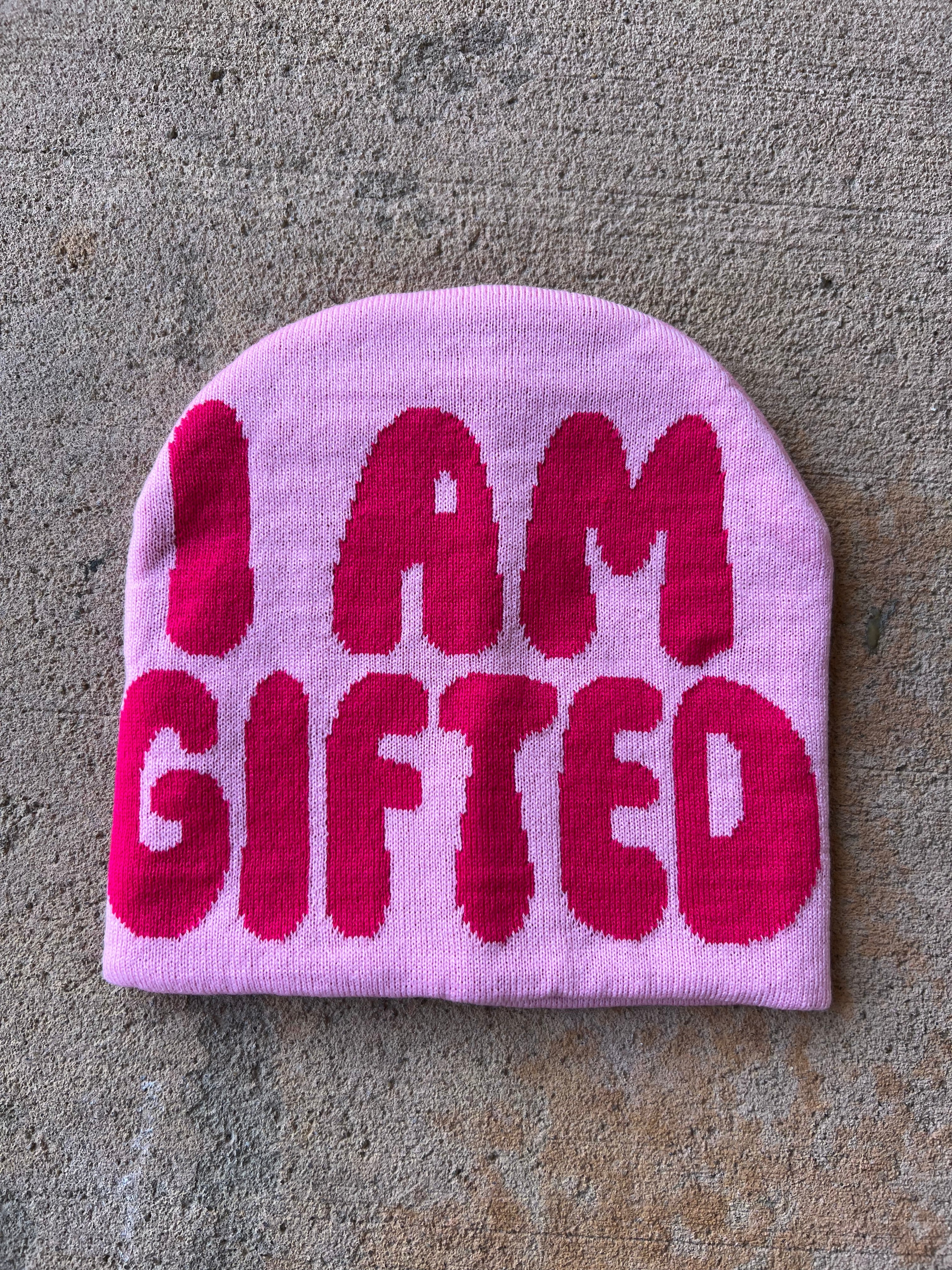 I AM GIFTED Valentine Beanie