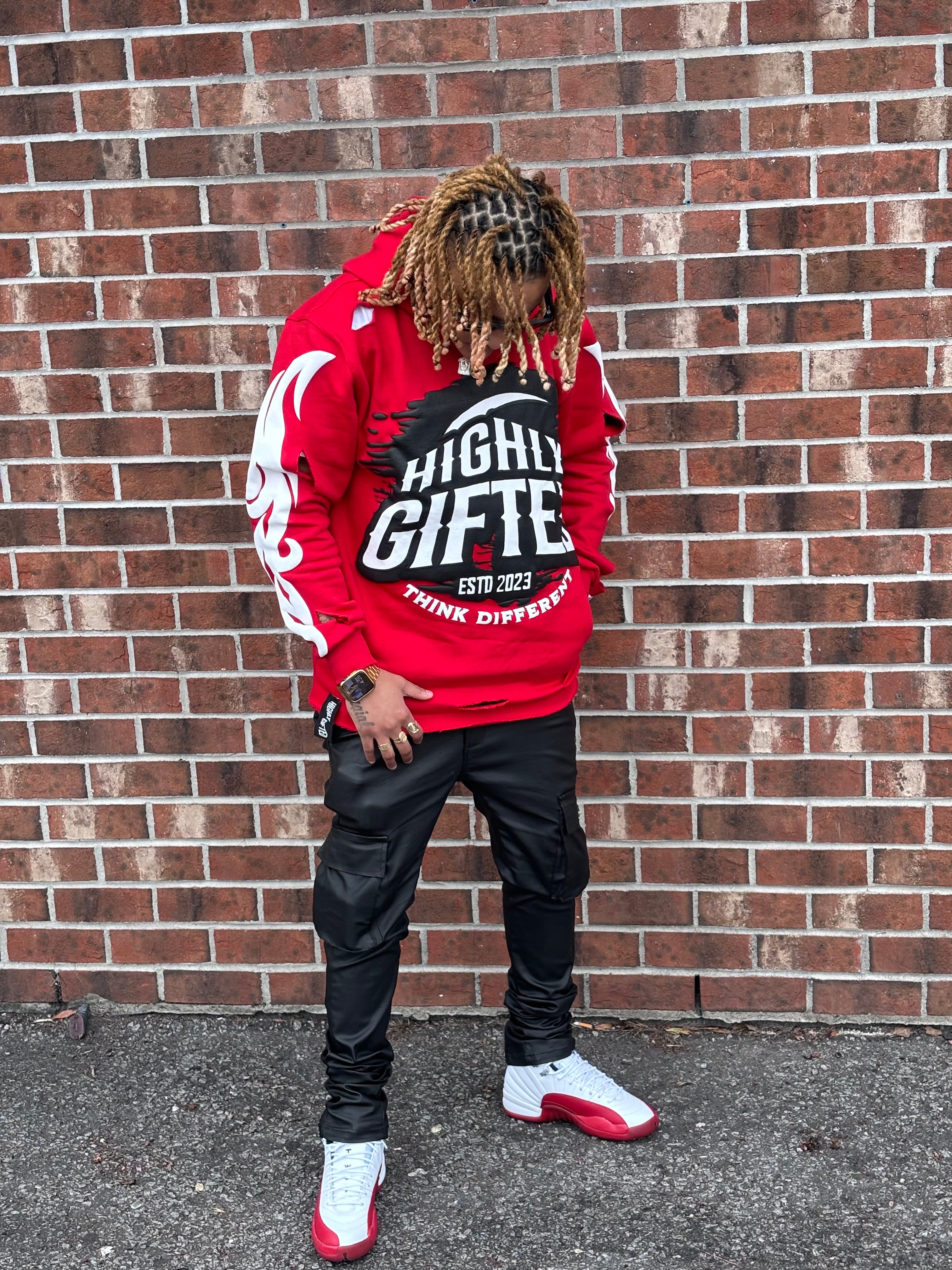 Highly Gifted Hoodie (Cherry Red)