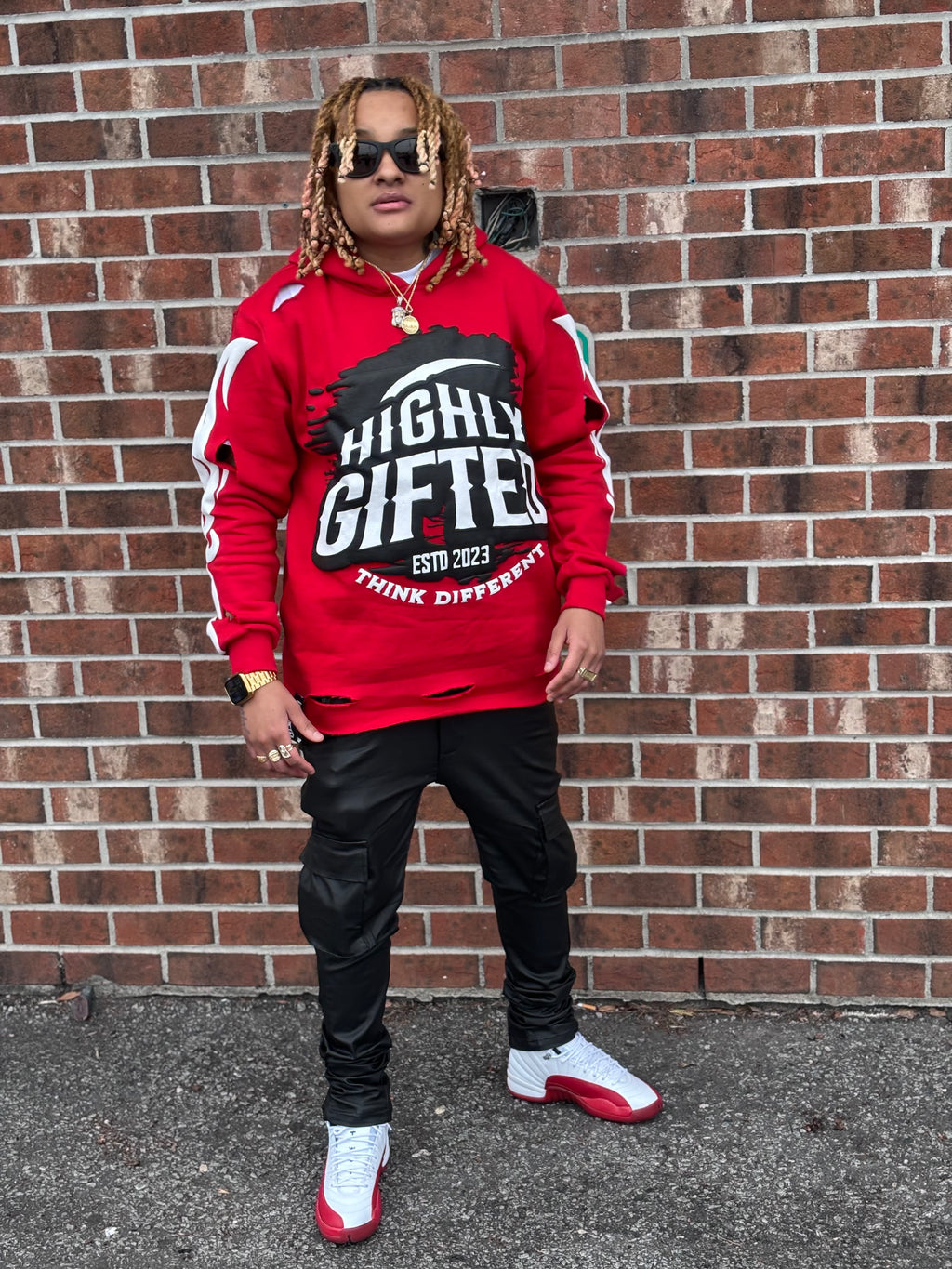 Highly Gifted Hoodie (Cherry Red)