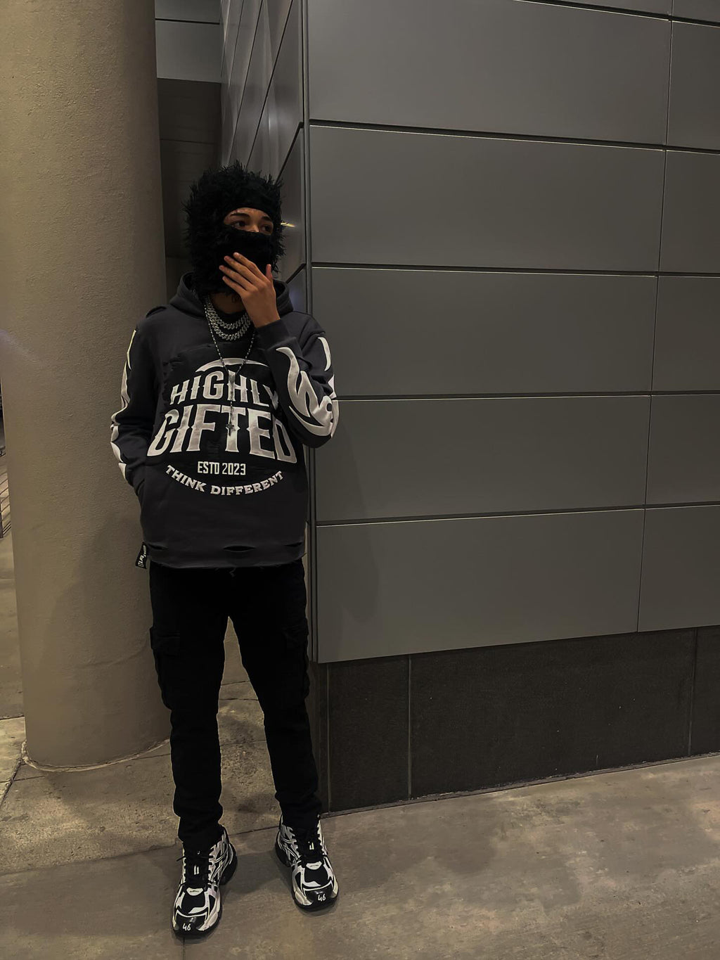 Highly Gifted Hoodie (Wolf Grey)